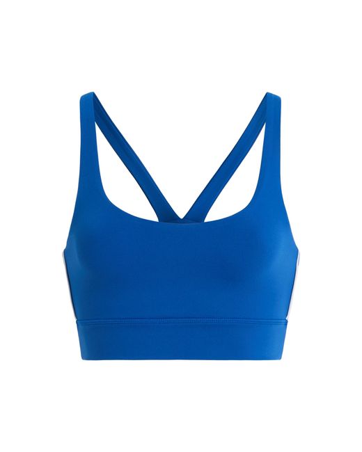 Sporty & Rich Bold Health Active Sports Bra in Blue | Lyst Canada
