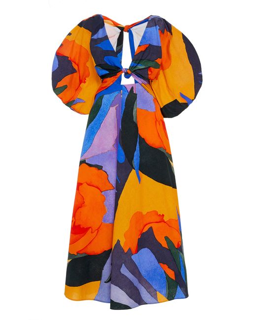 Mara Hoffman Multicolor Leila Printed Cotton Maxi Dress