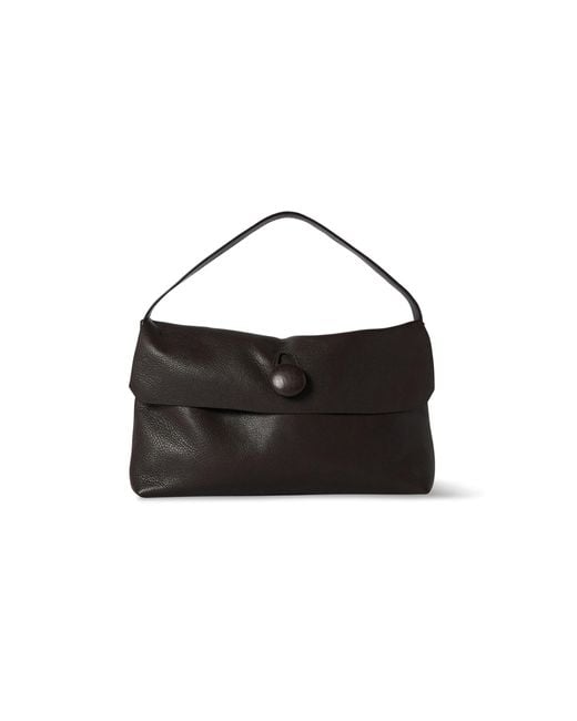 The Row Black Sally Leather Bag