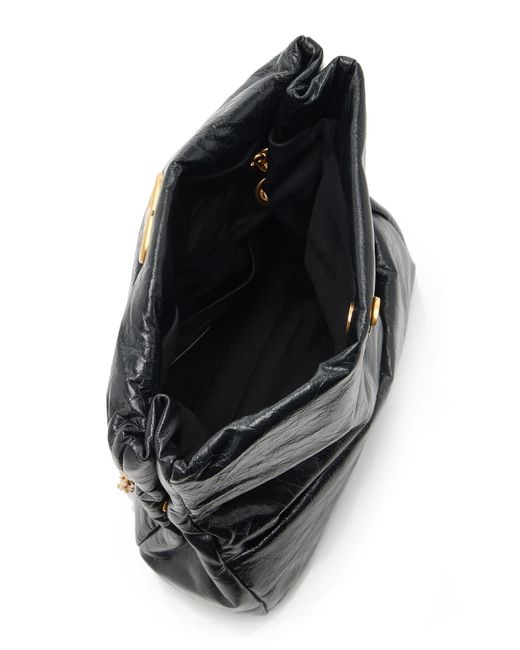 Balenciaga Black Monaco Small Leather Shoulder Bag