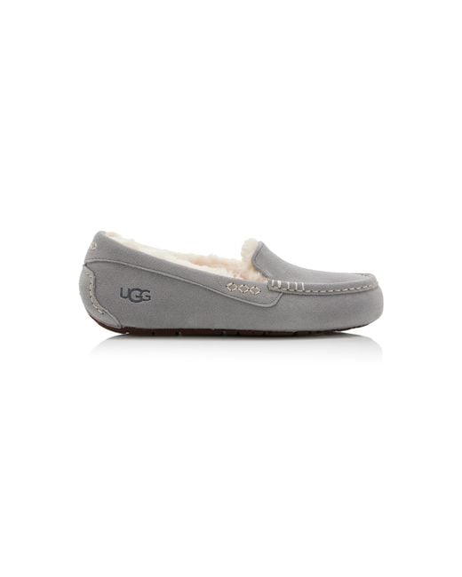 Ugg White Ansley Sheepskin Slippers