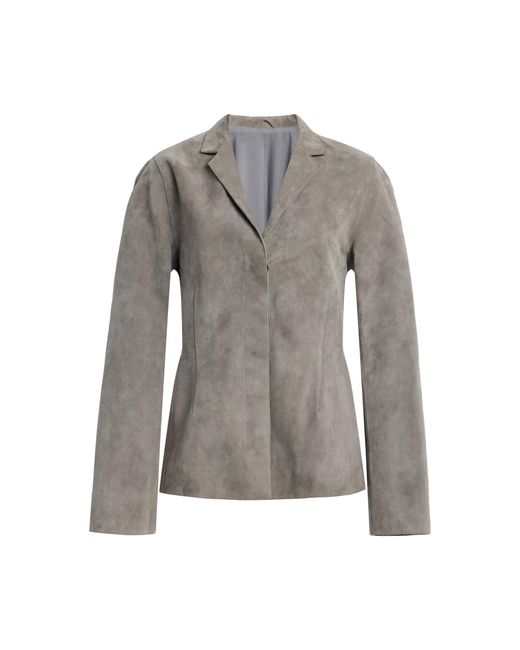 Still Here Gray Devon Suede Blazer