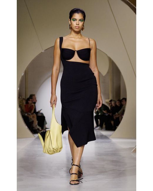 Givenchy Black Mobile Wedge Sandals