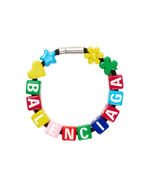 Balenciaga Multicolor Toy Beaded Bracelet