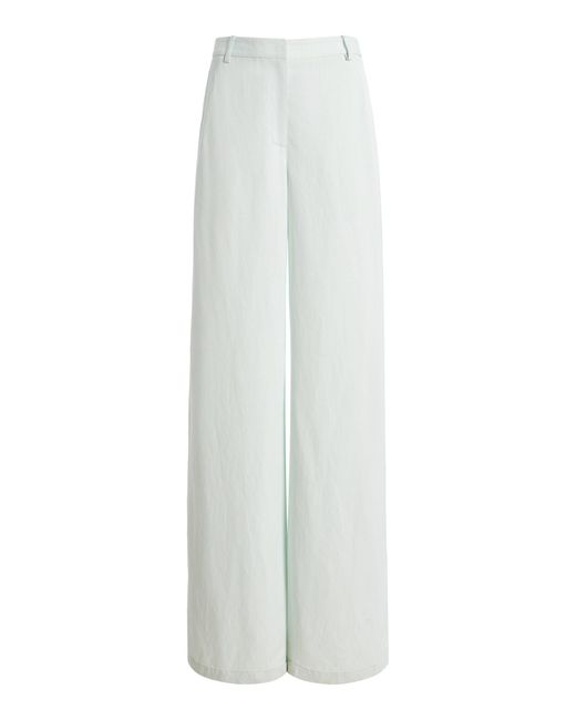 Twp White Dylan High-Rise Straight-Leg Pants