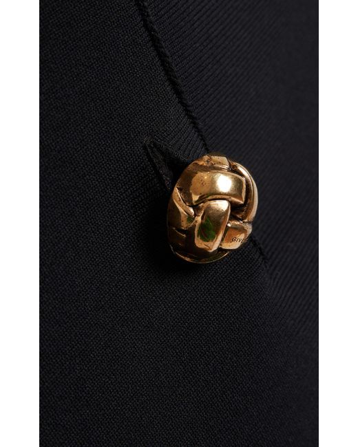 Givenchy Black Cocoon Buttoned Jacket