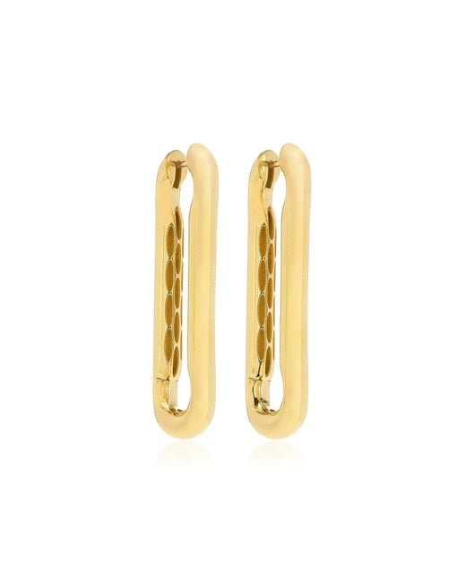 Lauren Rubinski Metallic Lauren Xl 14k Yellow Gold Link Earrings