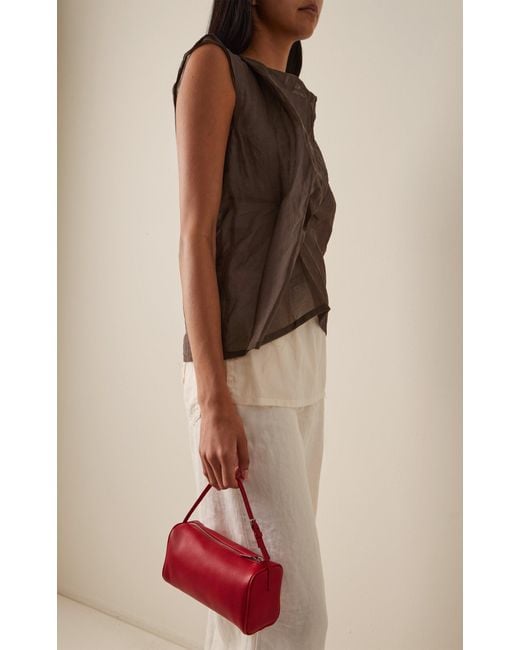 The Row Red 90s Leather Bag
