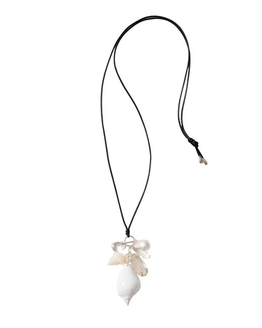Chan Luu Black Conch Shell Charm Necklace