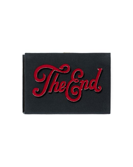 Olympia Le-Tan Red The End Clutch