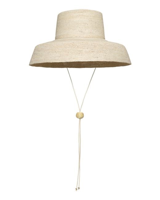 Johanna Ortiz White X Arteseno Fierce Muse Sun Hat