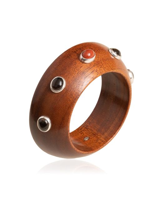 Emanuele Pantanella Design Brown Milea Bangle