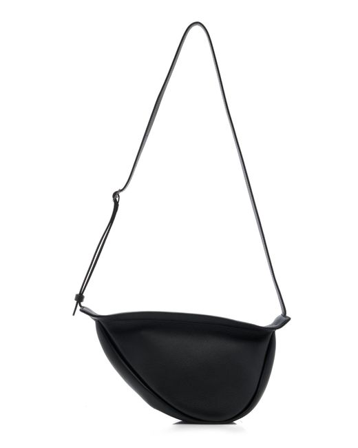 The Row Black Small Slouchy Banana Bag