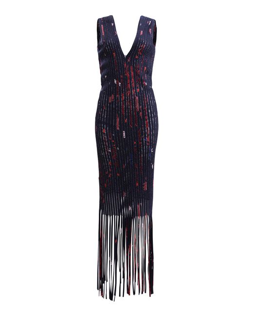 Francesca Miranda Blue Noir Handwoven Silk Gown