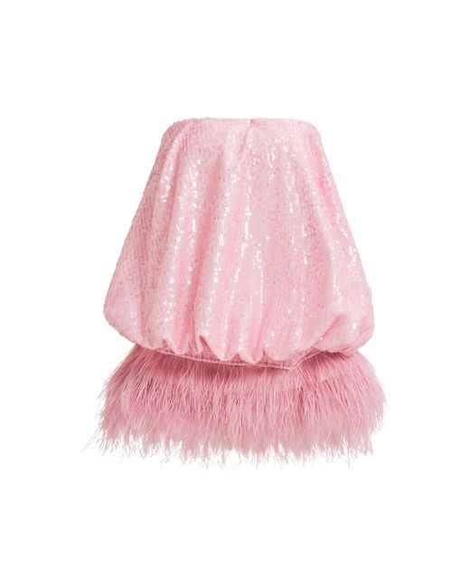 Aje. Pink Elysian Sequin Mini Dress