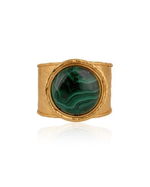 Sylvia Toledano Green Plated Sphere Bracelets