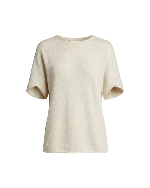 Majestic Filatures White Cashmere Silk Top