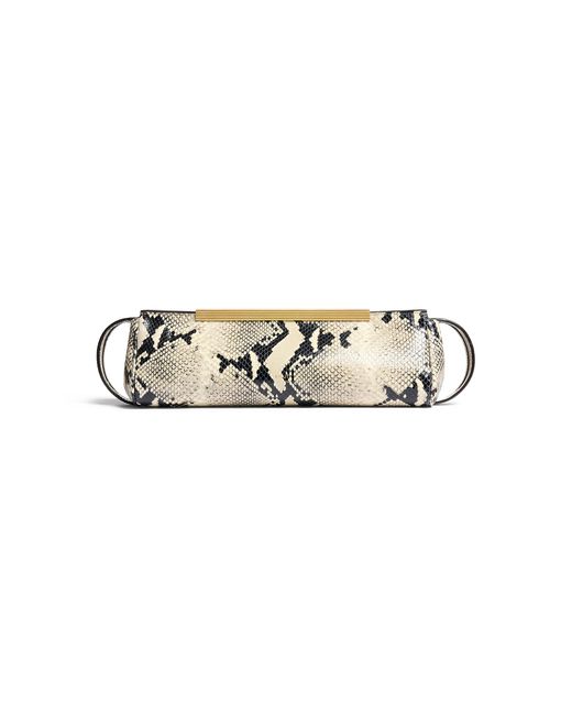 Khaite Multicolor Donna Pyhton-Effect Leather Clutch