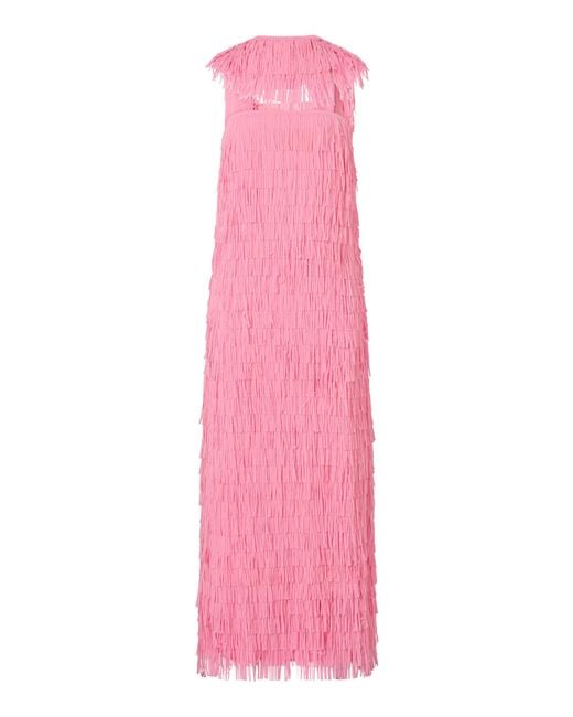 ROAME. Pink Santorini Maxi Dress