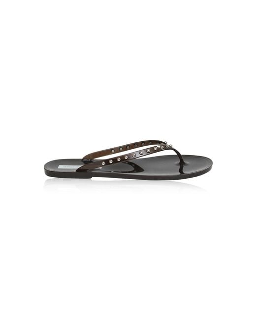 Christopher Esber Red Jo Studded Pvc Flip Flop Sandals