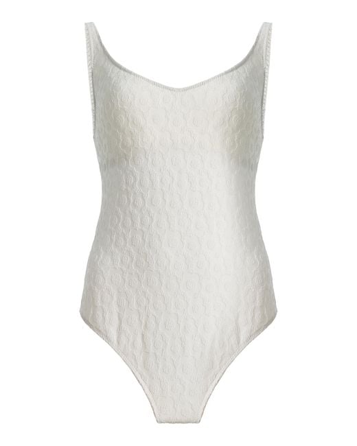 Lisa Marie Fernandez White Marilyn One-Piece Swimsuit