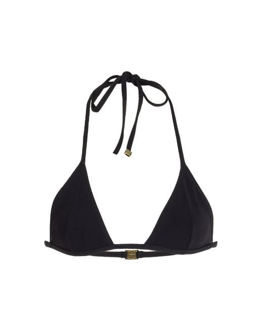 ÉTERNE Black Exclusive Thea Triangle String Bikini Top