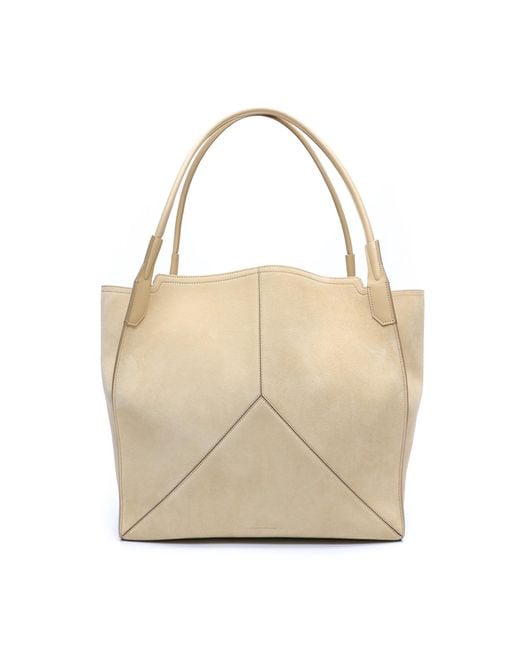Victoria Beckham Natural Victoria Suede Tote Bag