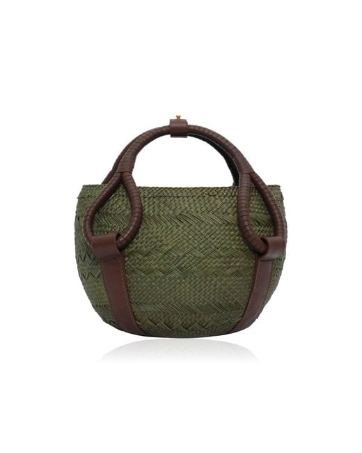 Johanna Ortiz Green Ballad Of The Frontier Mini Tote Bag