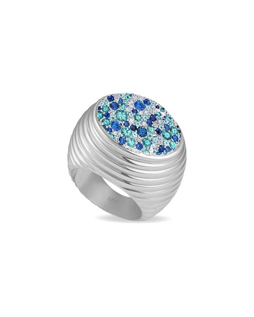 Nevernot Blue Grab N Go 18K Ready Ready 2 Love Ring