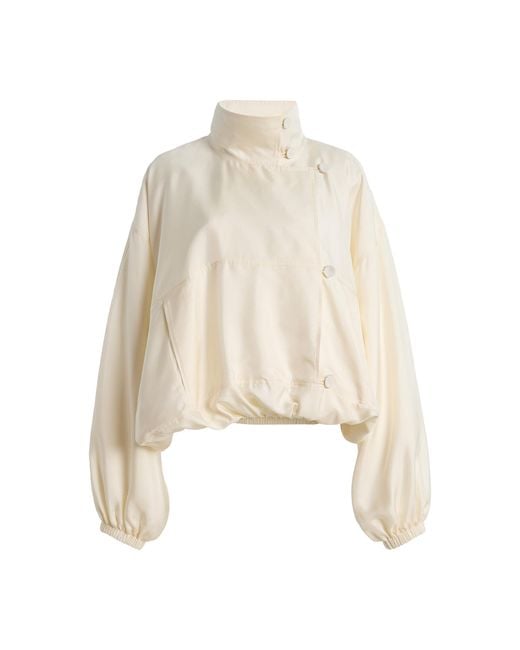 Rohe Natural Silk Blouson Anorak Jacket
