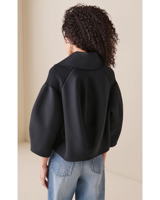 Givenchy Black Cocoon Buttoned Jacket