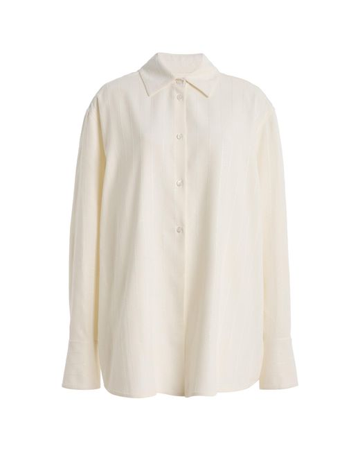 Kallmeyer White Mollie Twill Top