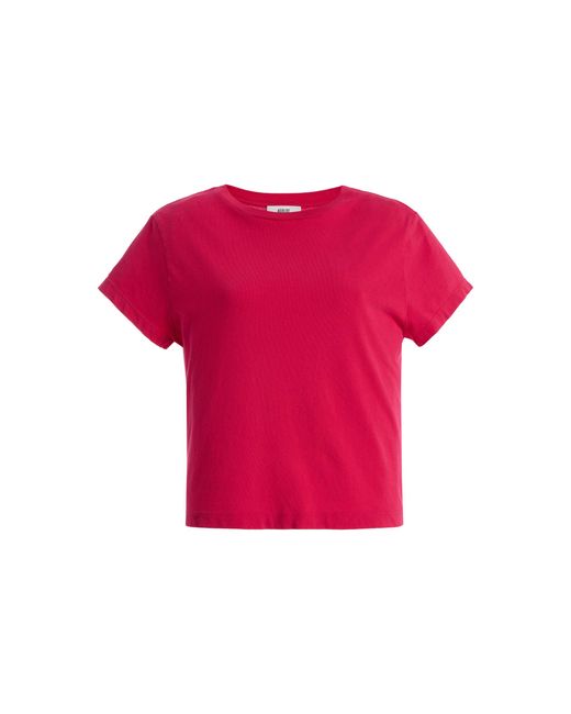 Agolde Pink Adine Shrunken Tee