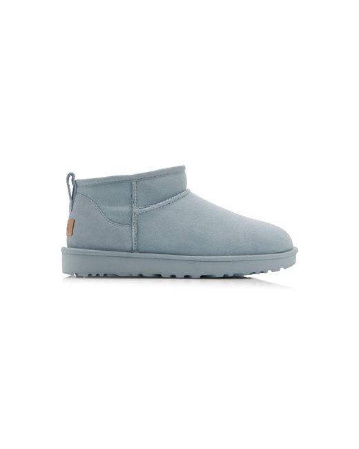 Ugg Blue Classic Ultra Mini Sheepskin Boots