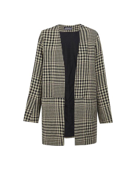 Cortana Multicolor Pausa Linen-Wool Jacket