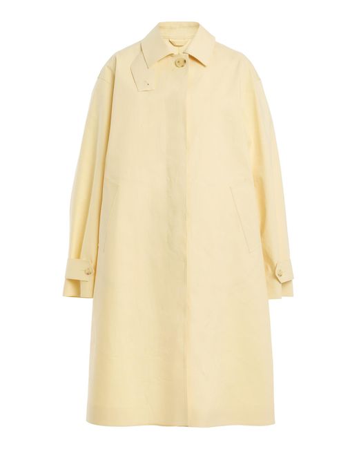 Ulla Johnson Natural Cadogan Cotton Trench Coat