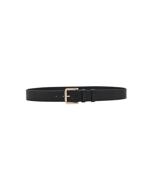 Max Mara Black Leather Belt