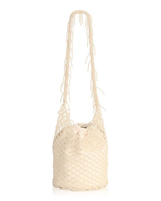 LIKE A BIRD Natural Festive Moon Bag