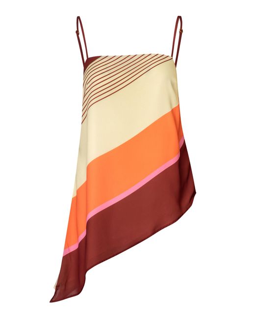 Baobab Orange Noa Chiffon Top