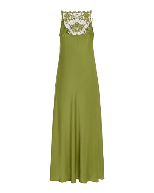 malene birger green dress BRAND NEW BY MALENE BIRGER LINANA BOTTLE GREEN CAP SLEEVE SHIFT DRESS –  Whispers Dress Agency main image 0