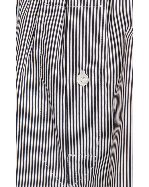 Maison Margiela Gray Striped Cotton Boxer Shorts
