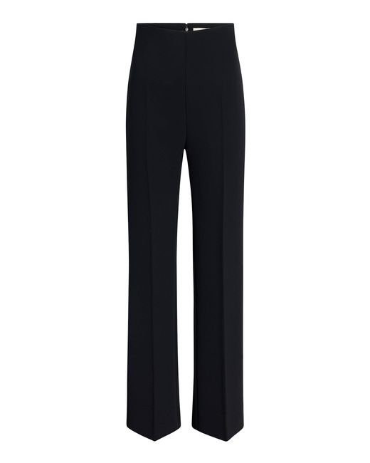 Khaite Blue Carmo Double-Faced Crepe Pants