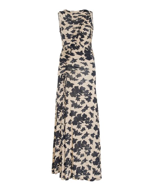 Ulla Johnson White Natalia Jersey Maxi Dress
