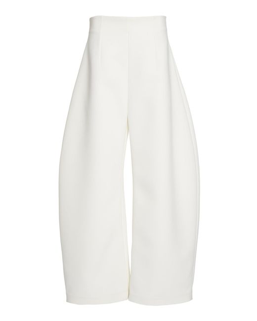 A.W.A.K.E. MODE White Rounded Tailored Pants