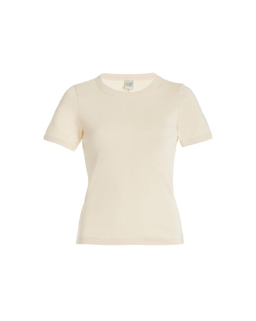 Flore Flore White Car Organic Cotton Tee