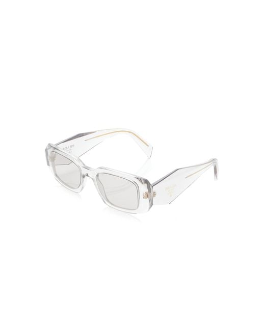 Prada Gray Symbole Square-frame Acetate Sunglasses