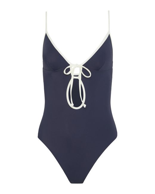 Onia Blue Soleil Swimsuit