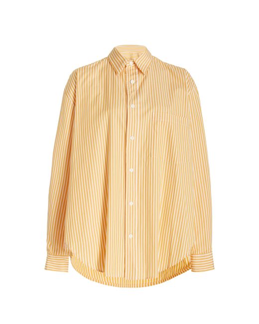 Matteau Natural Striped Organic Cotton Shirt