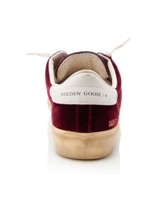 Golden Goose Deluxe Brand Red Soul-star Suede Sneakers