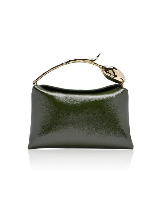 Erdem Green Medium Bloom Bag